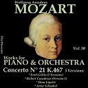 Artur Schnabel / Dinu Lipatti / Emil Gilels / Festival De Lucerne / George Szell / Herbert Von Karajan / Kirill Kondrachine / Moscow Chamber / Robert Casadesus / Rudolf Barshai / Sir Malcolm Sargent / The Cleveland Orchestra / The London Symphony Orchestra / Ussr Symphony Orchestra - Mozart, vol. 10 : concertos k467