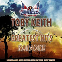 All American Karaoke - Toby keith (greatest hits karaoke) (karaoke in the style of toby keith)
