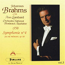Alain Lombard / Orchestre National De Bordeaux Aquitaine - Johannes brahms, vol. 3 : symphonie no. 4 en mi mineur, op. 98