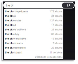 Recherche d'artiste